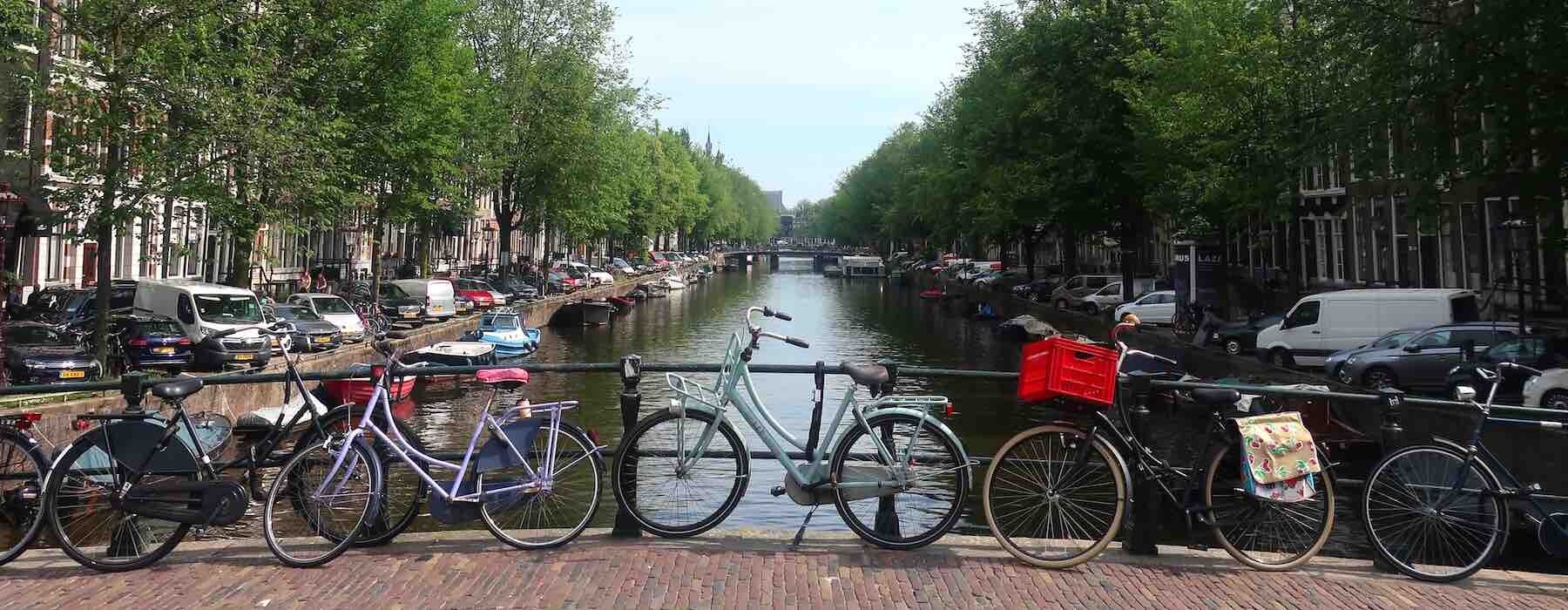 Canal in Holland Netherlands