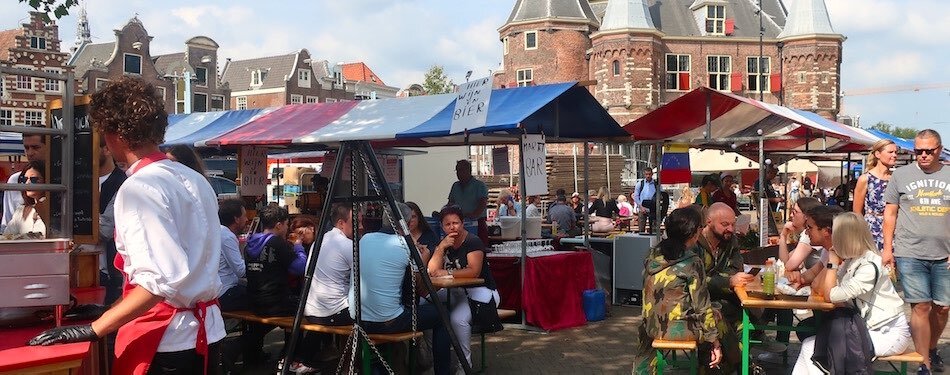 markten in het centrum van amsterdam