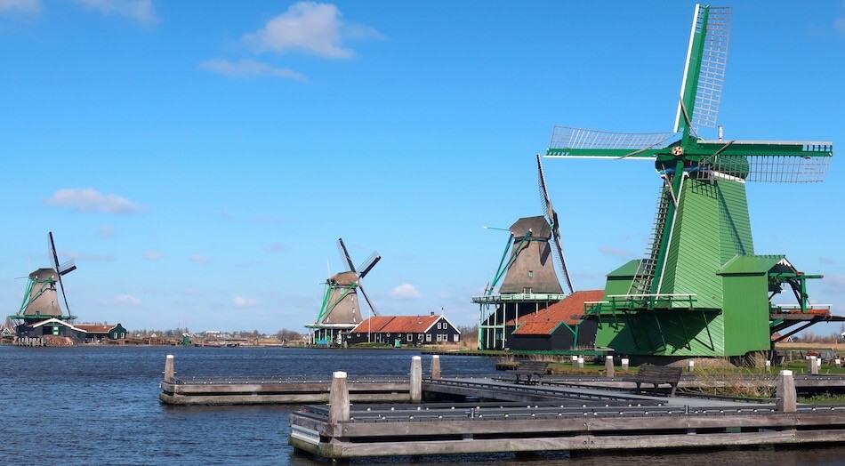 Dutch windmills