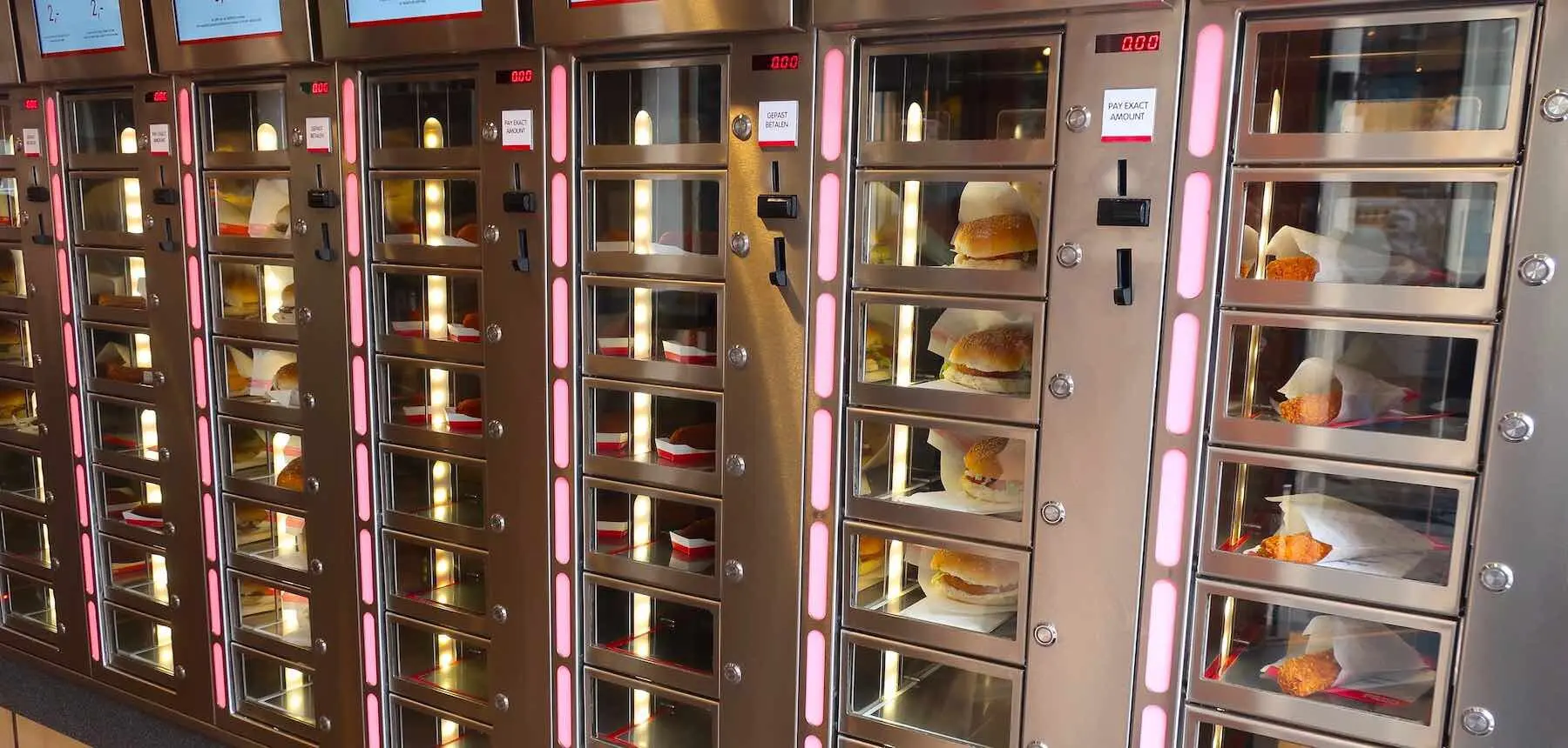 Amsterdam's Automats: Heated Vending Machines Offering Instant Snacks