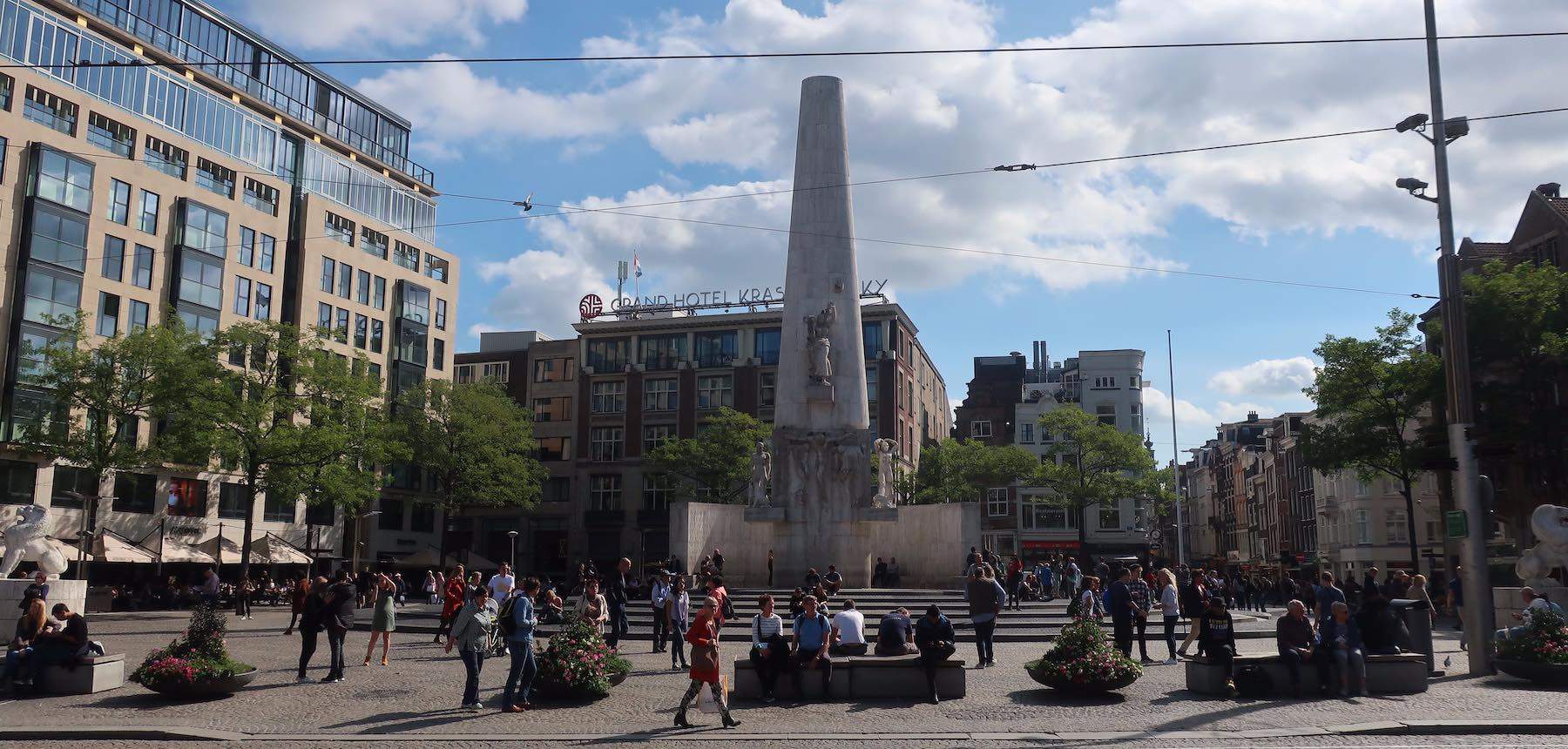 Amsterdam im Zweiten Weltkrieg Dam-Platz-Denkmal