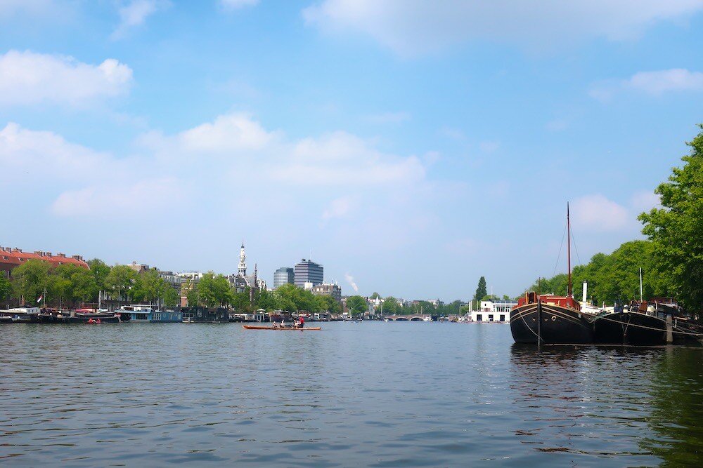 Free must see in amsterdam amstel river