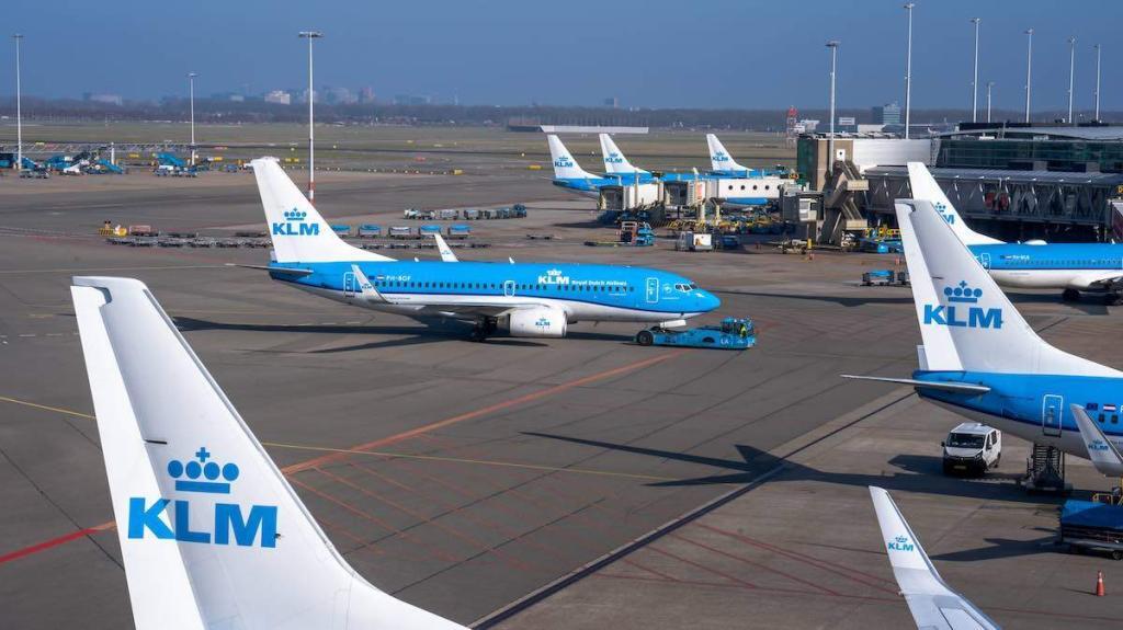 schiphol KLM-Flugzeuge